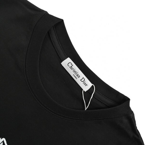 4_8011c2c0-d0c8-4c1f-a10c-038de171e2c3 Dior Black T-Shirt with Bold Logo