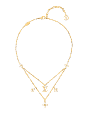 18K Louis Floragram Necklace