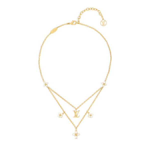 18K Louis Floragram Necklace