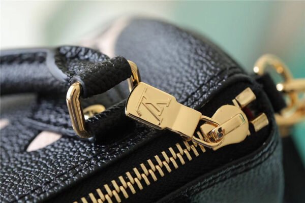 LV Nano Speedy Monogram Empreinte Arizona Beige/ Creme Beige For Women, Women¡¯s Bags, Shoulder And Crossbody Bags 6.3in/16cm LV