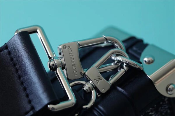 LV Petite Malle Monogram Jacquard Denim Navy Blue For Women,  Shoulder And Crossbody Bags 7.9in/20cm LV?