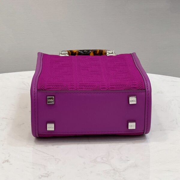 FI Mini Sunshine Shopper Purple For Women, Handbags, Shoulder And CrossBody Bags 7.1in/18cm FF 8BS051
