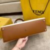 FI Canvas Tote Bag Beige/Brown For Women, Handbags 18.1in/46cm FF 7VA480