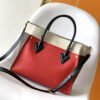 4cea545d-1 LV On My Side MM Tote Bag Monogram Canvas Red For Women, Shoulder Bags 12in/31cm LV M53824