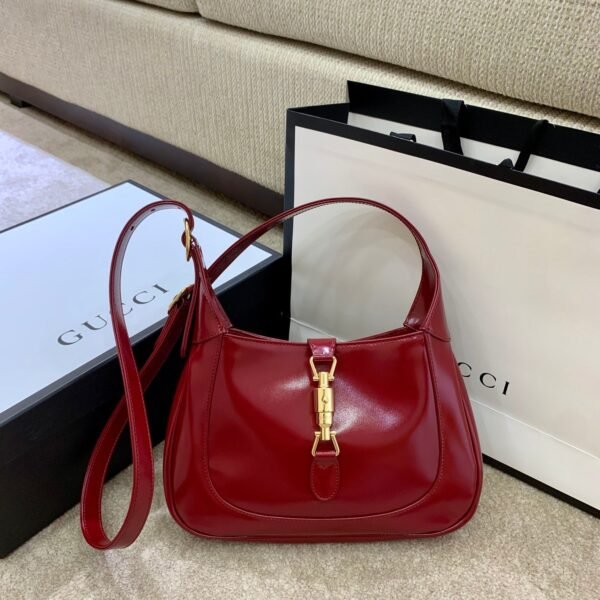 gg Jackie 1961 Small Shoulder Bag Red For Women 10.8in/27.4cm gg ?636709 10O0G 6638