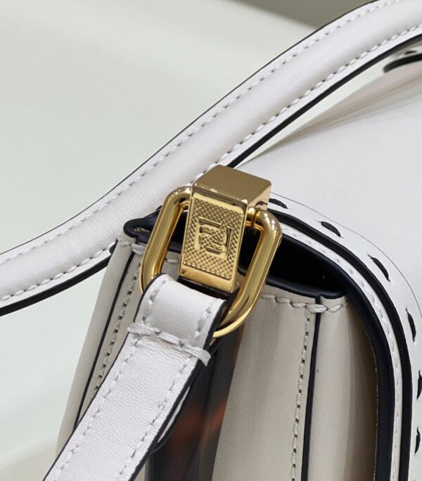 FI Moonlight Saddle White Bag For Woman 19cm/7.5in