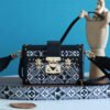 4d1d2a81 LV Petite Malle Jacquard Since 1854 Black For Women, Women¡¯s Handbags, Shoulder Bags And Crossbody Bags 7.5in/19cm LV