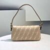 FI Baguette 1997 Wool Bag Beige For Women, Handbags, Shoulder Bags 10.6in/27cm FF 8BR792