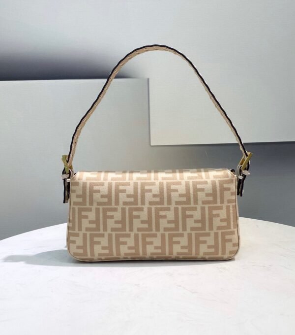 FI Baguette 1997 Wool Bag Beige For Women, Handbags, Shoulder Bags 10.6in/27cm FF 8BR792