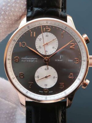 PORTUGIESER IW371433 ZF FACTORY BLACK STRAP