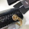 4e83a110 YSSL Kate Small Chain Bag With Tassel In Embossed Black For Women 7.8in/20cm YSL 474366DND0J1000