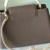 4f2a727a LV Capucines MM Taurillon Smokey Brown Green/ Creme/ Pink For Women, Shoulder And Crossbody Bags 31.5cm/12.4in LV M59516
