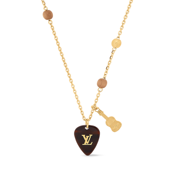 18K Louis Picks Pendant Necklace