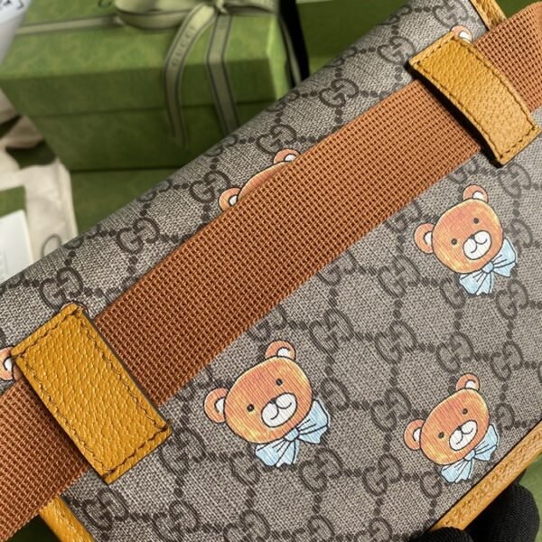 gg Ophidia Belt Bag Beige And Orange gg Supreme Canvas For Women? 8.7in/22cm gg ??