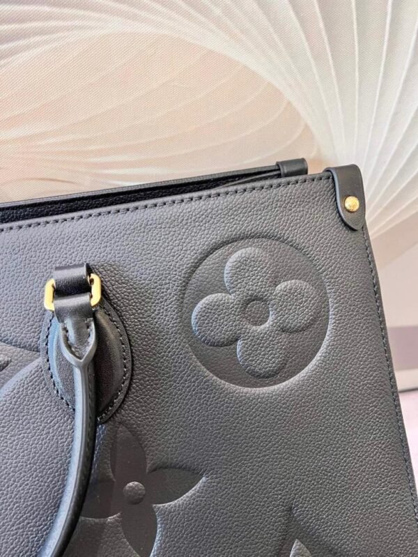 5-1 LV Onthego GM Monogram Empreinte Tote Bag Black For Women 41cm LV M44925
