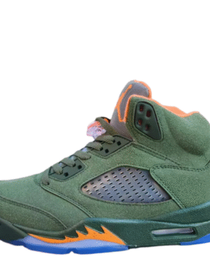 Jordan 5 green and orange