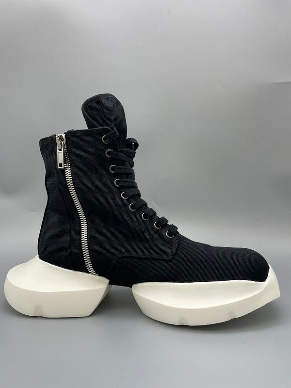 5._5_375080ad-86d7-423e-b547-bafb9d50a56c Rick Owens Black High-Top Platform Sneakers
