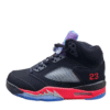 Jordan 5 black, red and purple