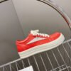 Rick Owens Low-Top Sneakers - Red Leather