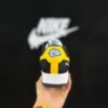 NIKE AIR FORCE 1 Low "Black/White/Yellow Swoosh"