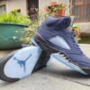 Jordan 5 blue and black