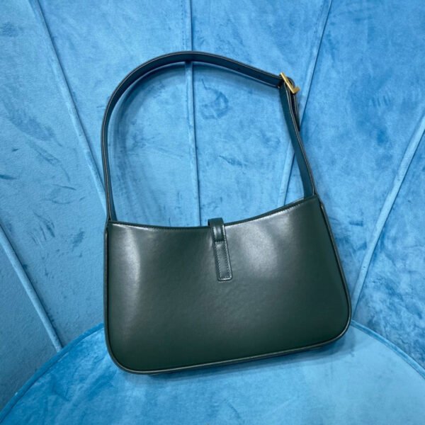YSSL Le 5 ¨¤ 7 Hobo Bag In Smooth Dark Green For Women 9in/23cm YSL 6572282R20W3045