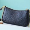 LV Easy Pouch On Strap Monogram Empreinte Black For Women, Women’s Handbags, Shoulder Bags And Crossbody Bags 7.5in/19cm LV M80349