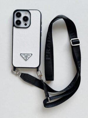 Pra Crossbody Leather iPhone Case