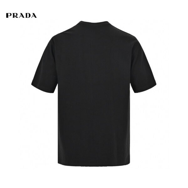 Prada T-Shirt - Black with Subtle Branding