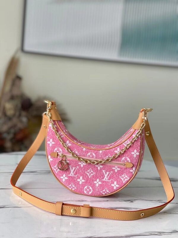 50b0f825 LV Loop Since 1854 Jacquard Pink By Nicolas Ghesqui¨¨re For Cruise Show, WoHandbags 9.1in/23cm LV M81166