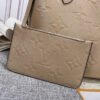 LV Neverfull MM Tote Bag Monogram Empreinte Tourterelle Gray For Women,  Shoulder Bags 12.2in/31cm LV M45686