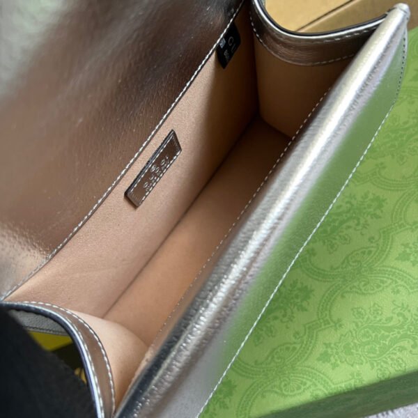 gg Dionysus Super Mini Bag Silver For Women, Women’s Bags 6.5in/17cm gg 476432 1TRBN 8173