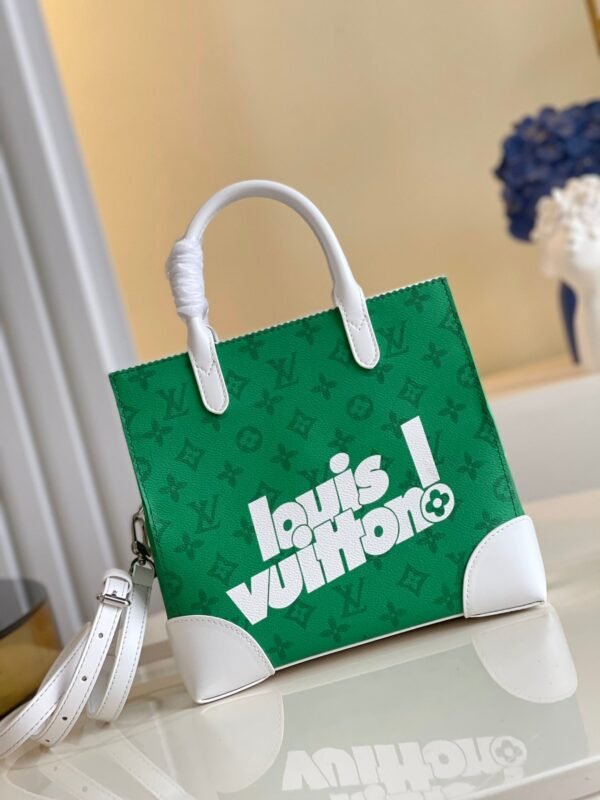 51c2b417 LV Litter Bag Vintage Monogram Canvas Green By Virgil Abloh For Men, Men¡¯s Bags, Shoulder And Crossbody Bags 9.4in/24cm LV M80815