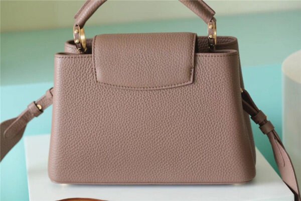 51ea5e24 LV Capucines BB Taurillon Light Brown For Women, Shoulder And Crossbody Bags 26cm/10.6in LV