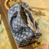 LV Speedy Bandouliere 25 Monogram Denim Jacquard Navy Blue For Women, WoHandbags 9.8in/25cm LV M59609