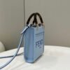 FI Sunshine Shopper Blue Mini Bag For Woman 13cm/5in