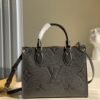 LV OnTheGo PM Tote Bag Monogram Empreinte Black For Women, Women¡¯s Handbags, Shoulder And Crossbody Bags 9.8in/25cm LV M45653