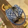 LV Square Bag Denim Jacquard Blue By Nicolas Ghesquiere For Women, WoBags 6.3in/16cm LV M59611