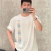 Dior T-Shirt - Multicolor Vertical Logo