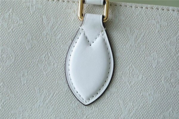 53adead7 LV Onthego GM Monogram Giant And Raffia White/ Yellow For Women, Shoulder And Crossbody Bags 41cm/16.1in LV M20815