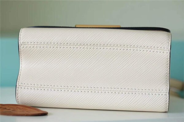 LV Twist MM Epi White For Women, Women¡¯s Bags, Shoulder And Crossbody Bags 9.1in/23cm LV