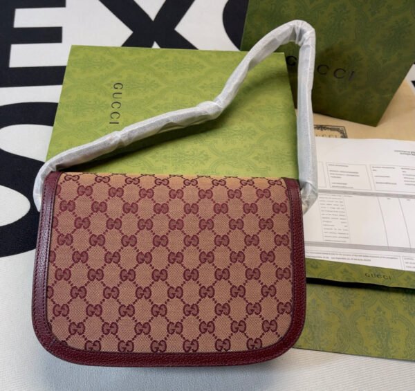gg Horsebit 1955 Shoulder Bag Beige And Ivory For Women, Women’s Bags 9.8in/25cm gg