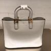 FI Small FF Tote Shoulder White Bag For Woman 30cm/12in