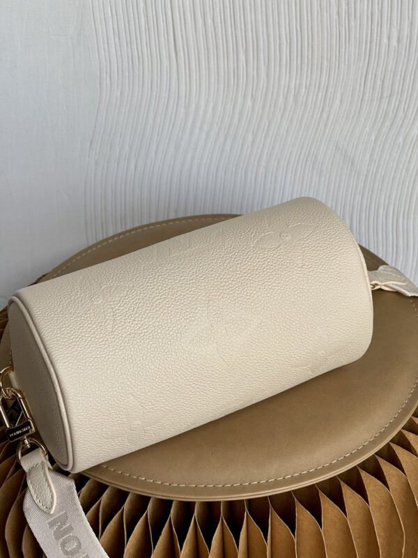 5425cc90 LV Papillon BB Bag In Monogram Empreinte For Women 7.9in/20cm Cr¨¨me Beige M45994