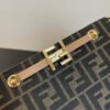 FI Touch Brown FF Fabric Bag For Woman 19cm/7.5in 8BT349AGY6F1FSM