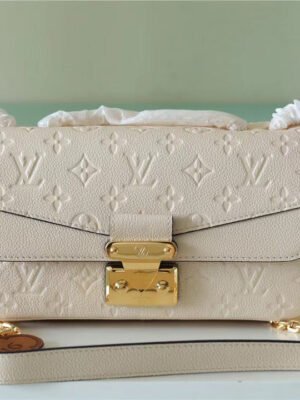 LV Marceau Monogram Empreinte Cream Beige For Women,  Shoulder And Crossbody Bags 9.6in/29.5cm LV M46201