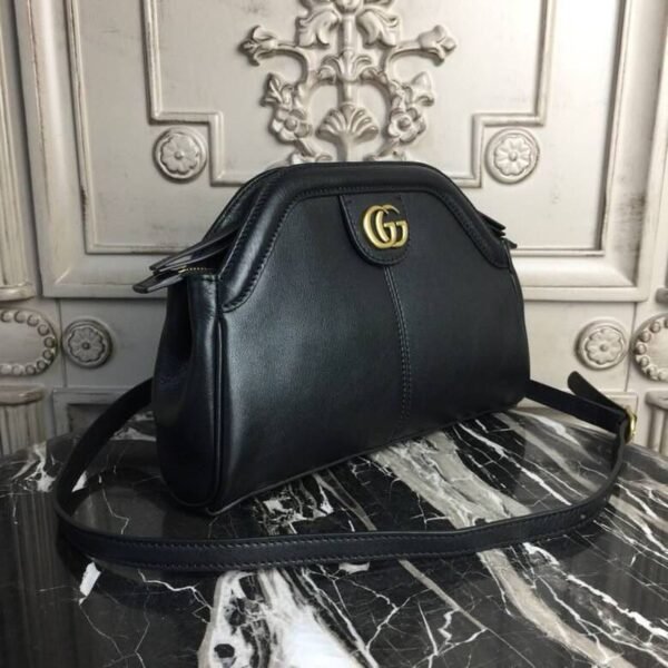 gg RE(BELLE) Medium Top Handle Bag Black For Women 10.7in/27cm gg