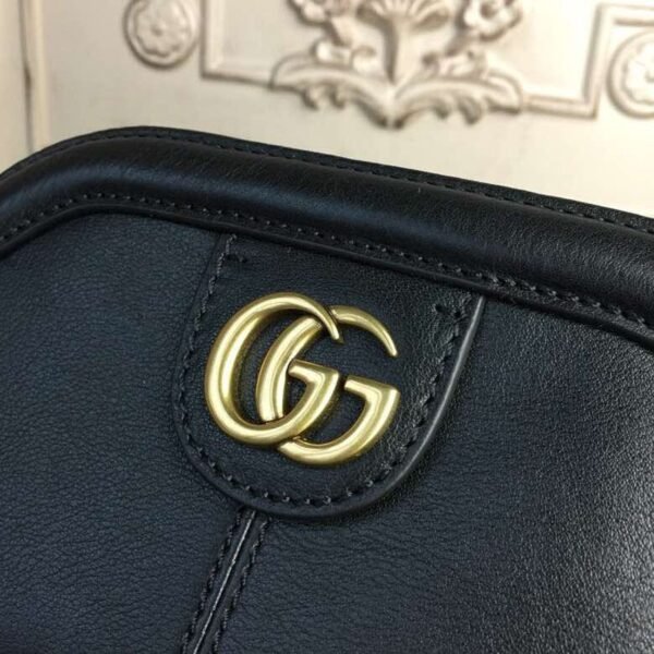 gg RE(BELLE) Medium Top Handle Bag Black For Women 10.7in/27cm gg