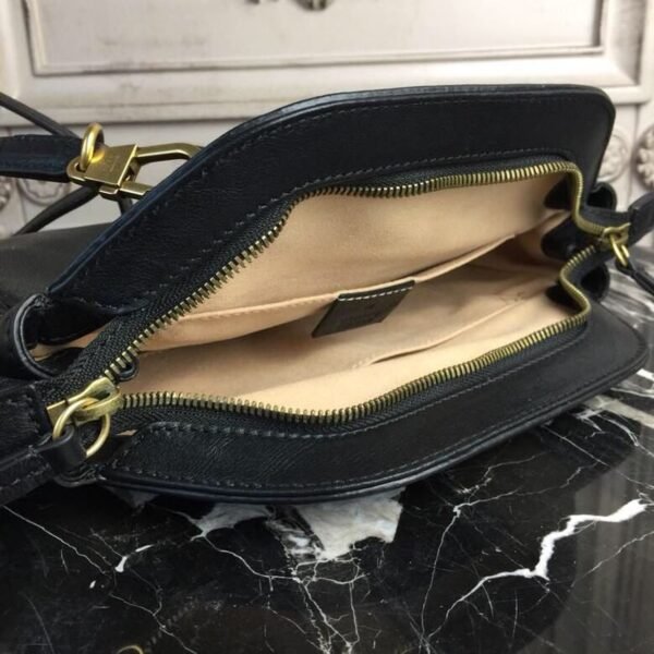 gg RE(BELLE) Medium Top Handle Bag Black For Women 10.7in/27cm gg
