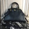 gg Re(Belle) Large Top Handle Bag Black For Women 15.75in/40cm gg